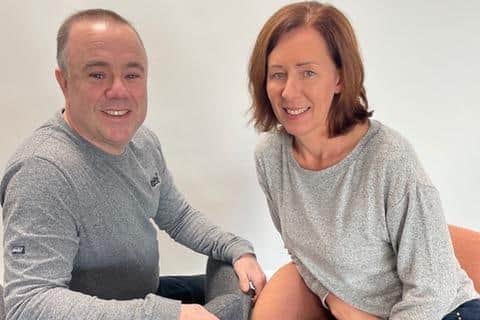 Marc and Alison Schmid of Redmoor Health which has hit a record £3m turnover