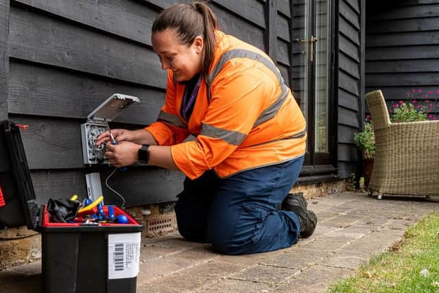 Openreach is spending £11m upgrading homes to full fibre broadband in some parts of Lancashire