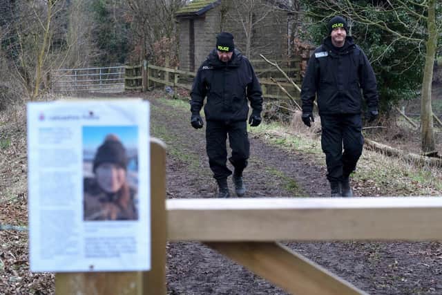 Police leave after searching an out building next to the river as the search for Nicola Bulley continues. February 07 2023