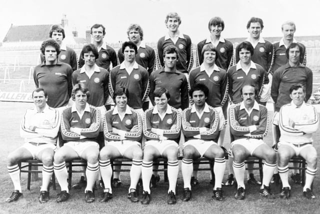 The Chesterfield FC team on 25th July 1978.