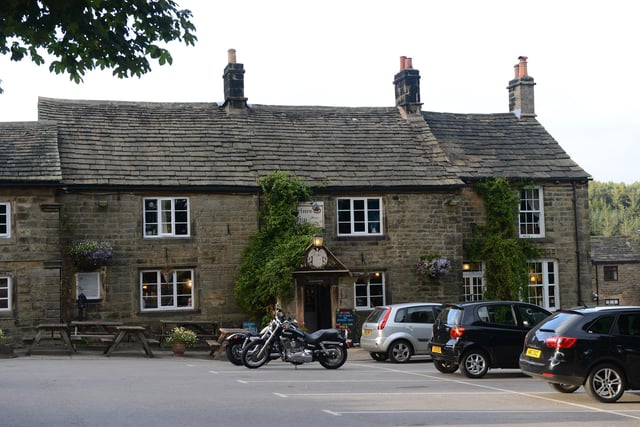 The Strines Inn on Mortimer Road, Bradfield Dale, is near the Strines and Dale Dike reservoirs, as well as the Boot's Folly tower. The 13th-century inn also has peacocks, as an added novelty. (https://www.thestrinesinn.co.uk)