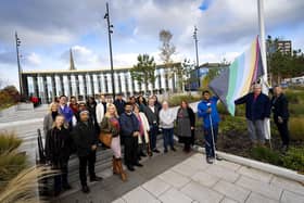 UCLan staff, students and members of the community gather for the launch of Disability History Month.