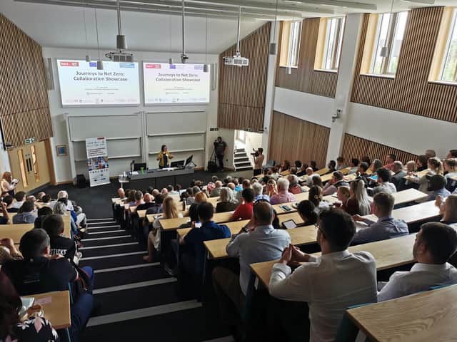 The Journeys to Net Zero - Collaboration Showcase saw more than 200 delegates from Lancashire businesses at Lancaster University