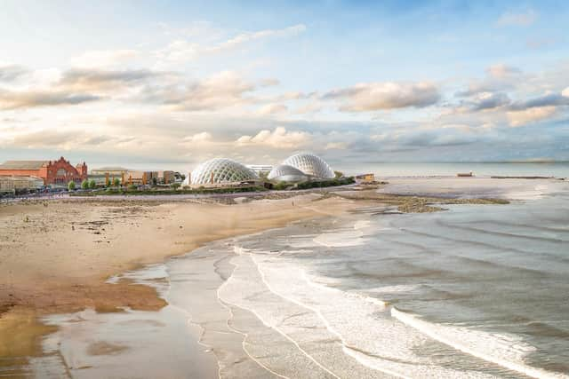 Artist's impression of the Eden Project North in Morecambe.