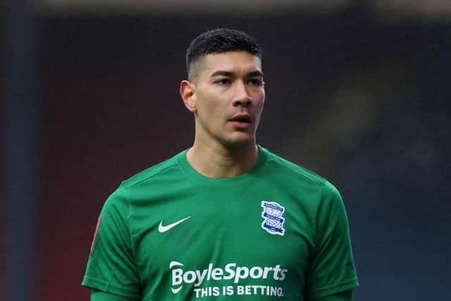 Birmingham goalkeeper Neil Etheridge was allegedly targeted by racist abuse from a supporter during his side’s dramatic FA Cup draw at Blackburn (Photo by Alex Livesey/Getty Images)