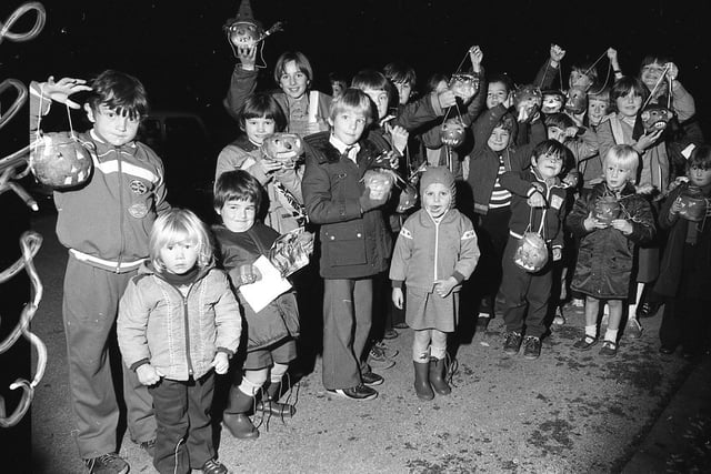 Whiles the witches prepare their broomsticks, these youngsters have got themselves ready for Halloween with a turnip lamp competition. The contest was organised by the owner of Hutton Village Stores, Preston, Parish Coun Alan Balier. And the winners were Catherine Gallagher, five; Michael Jones, seven; Jackie Walmsley, 12; Samantha Kilpatrick, 10; and Michael Gallagher, 10