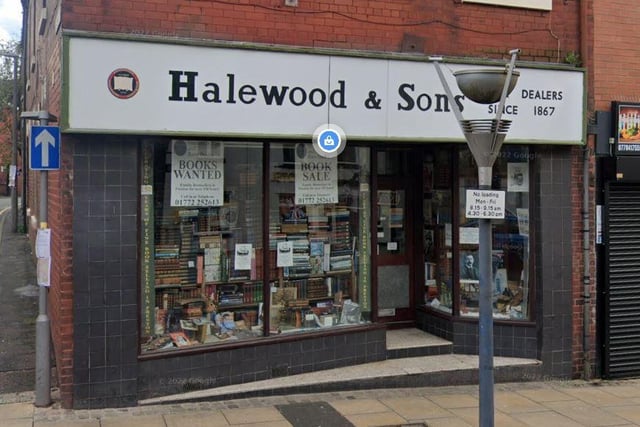 Halewood & Sons - Booksellers, founded in 1867, 68 Friargate, Preston PR1 2ED