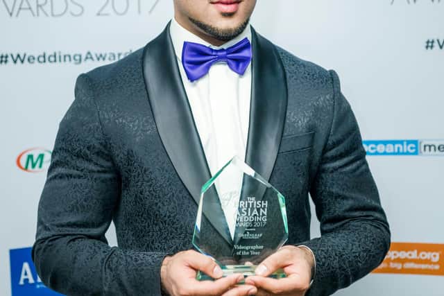 Mujahaid bin Jamshaid at the British Asian Wedding Awards