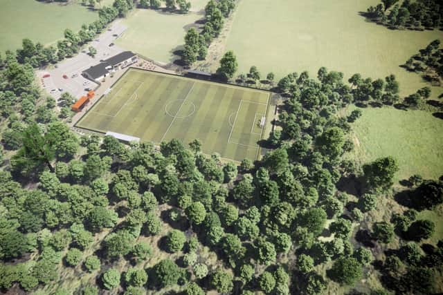 An artist’s impression of the new facilities