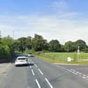 Revised plans for a mini-roundabout at the junction of the A581 Southport Road and Ulnes Walton Lane proved contentious at the reopened public inquiry (image: Google)