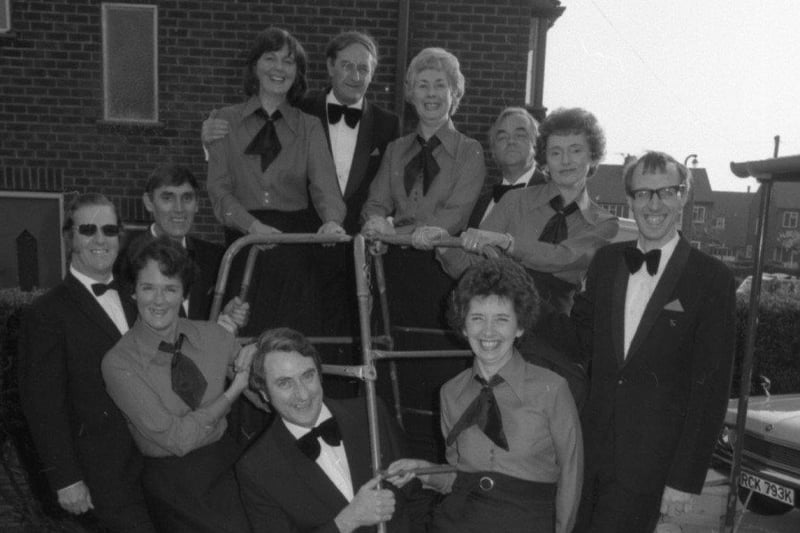 Members of a choir assemble in Fulwood - recognise anyone?