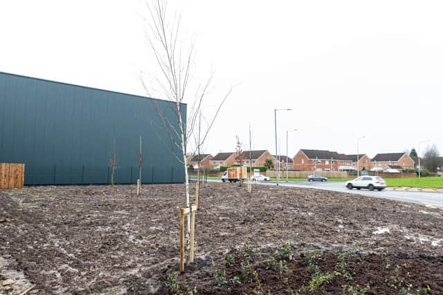 The households opposite the D'Urton Lane Business Park were hoping for more green and less grey to look out on