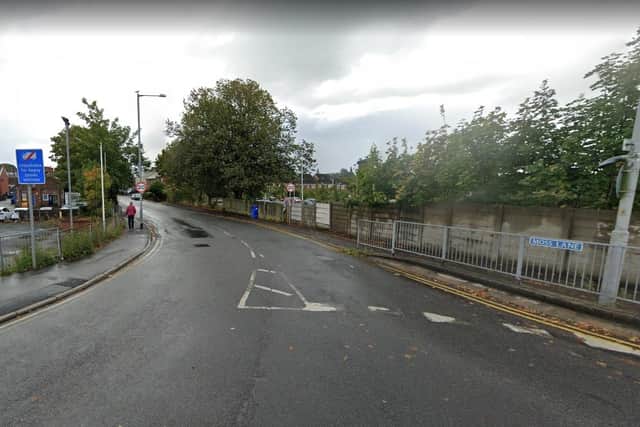 The woman was arrested on suspicion of assaulting a two-year-old baby in Moss Lane, near Leyland train station, on Monday (April 4)