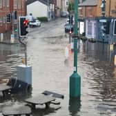 Roads, businesses and homes were flooded throughout Kirkham after torrential rain battered the county (Credit: Elaine Silverwood)