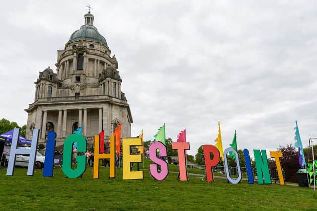 Crowds at the Highest Point Festival at Williamson Park, Lancaster. Photo: Kelvin Stuttard