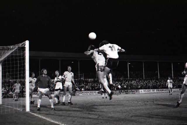 Barry Dunn (No.11) in action for Preston North End in 1981