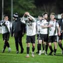 Bamber Bridge thanked their fans after their win over Atherton Collieries (photo: Ruth Hornby)