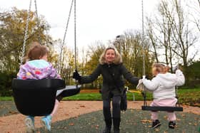 Childminder Michelle Alston is delighted the new play area is open and says it's already gaining lots of attention with many families from different estates are making the journey to use the new facilities