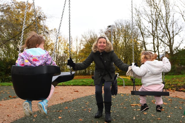 Childminder Michelle Alston is delighted the new play area is open and says it's already gaining lots of attention with many families from different estates are making the journey to use the new facilities