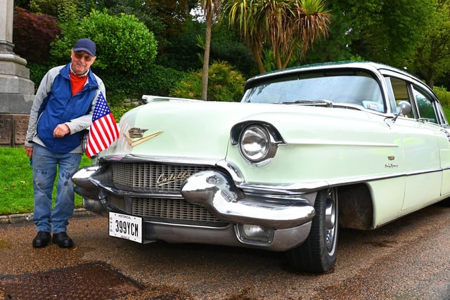 John Boardman with his 1956 Cadillac Fleetwood