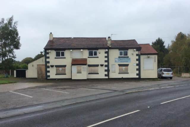 The boarded-up "Mediterranean at Robin Hood" restaurant on Blue Stone Lane will be converted into a house (image via Chorley Council planning portal)