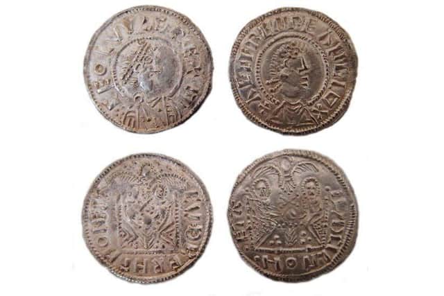 Police previously said the recovered coins were similar to these four from the British Museum. (Credit: British Museum)