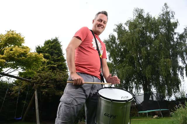 Photo Neil Cross; Steven Brown is starting a samba band in Longridge
