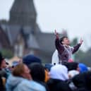 Friday night at Lytham Festival: crowds were in good spirits in spire of the rain