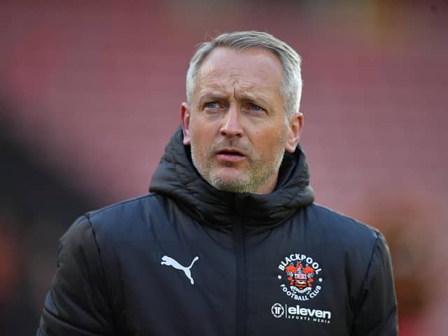 Former Blackpool boss Neil Critchley.