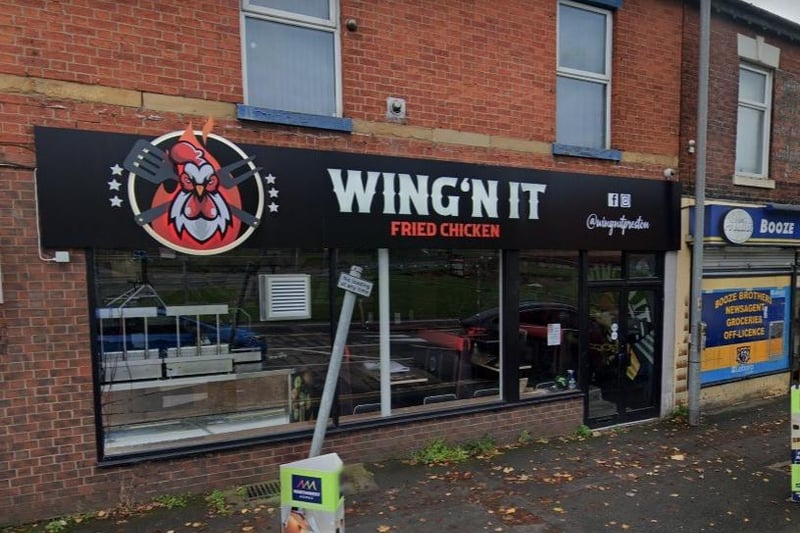 Wing'N It on Fylde Road, Preston, has a 5 out of 5 hygiene rating