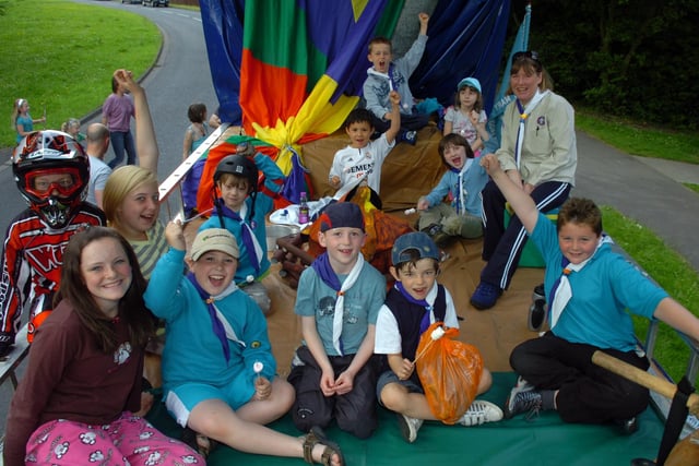 Adventure was the theme for the 1st Middleforth Cubs Scouts and Beavers at Penwortham Gala in 2009