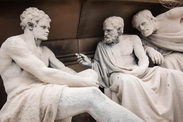 The statues are back to looking their best after a specialist clean