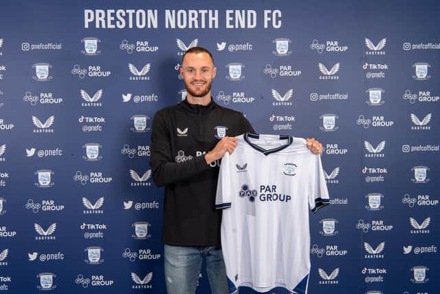 Will Keane has rejoined Preston North End (photo courtesy of PNEFC/Ian Robinson)