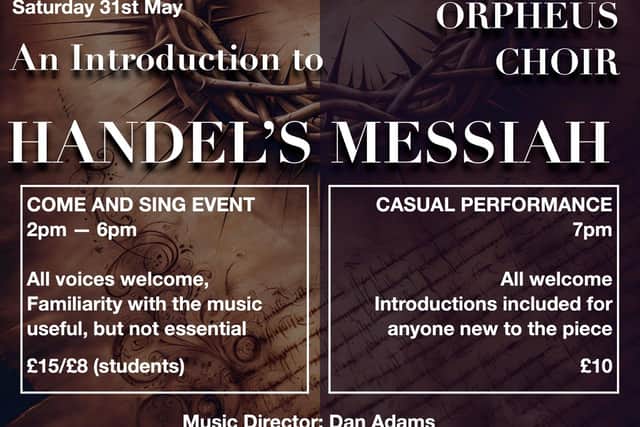 Preston Orpheus Choir – An introduction to Handel’s Messiah