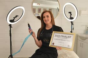 Liza Hindle's beauty business has been selected as a finalist in the UK Hair and Beauty Awards 2023 representing Preston