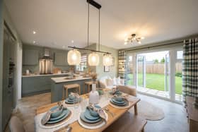 A typical Bellway kitchen / diner