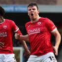 Chris Stokes scored Morecambe's second goal at Newport County AFC Picture: Andrew Redington/Getty Images