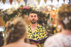 Glenn as a celebrant