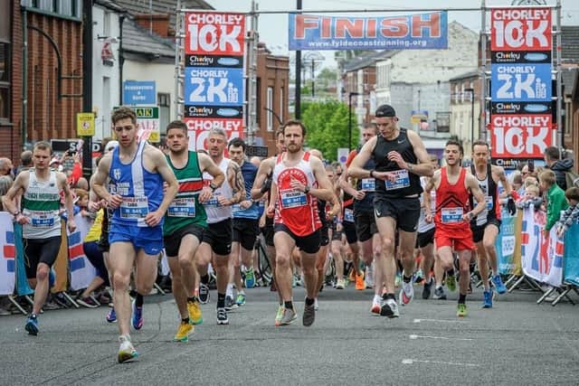 The run is set to start and finish on Market Street in Chorley town centre