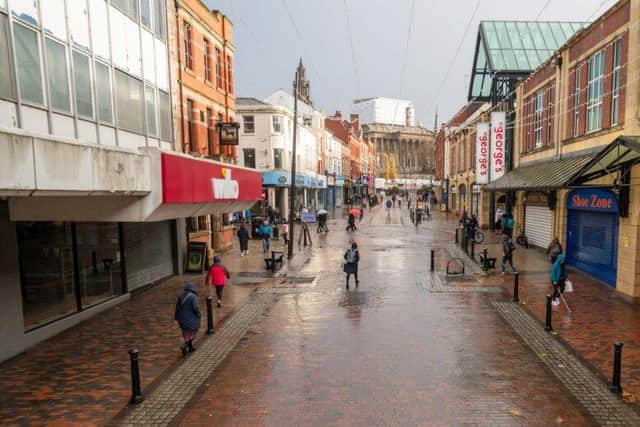 How the 'tired' public realm on Friargate South looks at the moment (image:  Preston City Council)