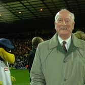 Sir Tom Finney was presented with a cake and cards on his 83rd birthday during half-time of Preston North End's win over Brighton in April 2005