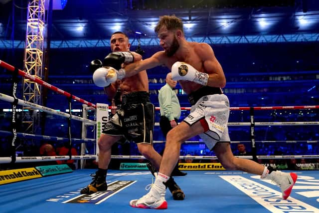 Isaac Lowe and Nick Ball battled over a thrilling few rounds at Wembley