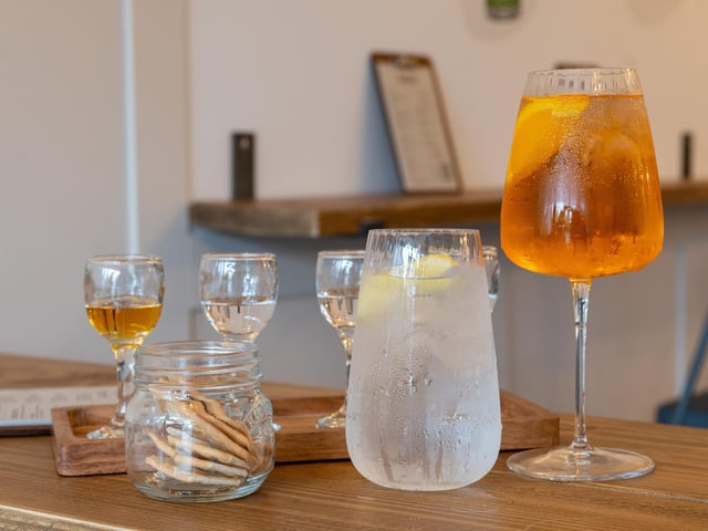 More of the gins available.