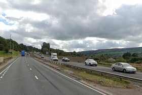 One lane was closed on the A56 northbound following a road traffic collision (Credit: Google)