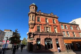 The Grade II-listed building at 1-2, Lune Street - on the corner of Fishergate - which could soon be home to an adult gaming centre (image: Woods Whur via Preston City Council planning portal)