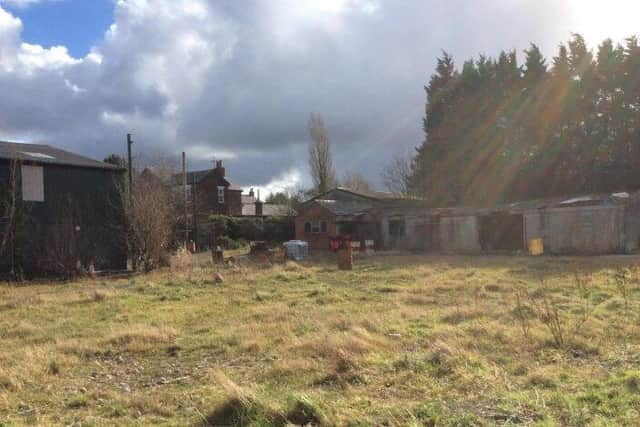 Some of the existing buildings on the greenebelt site off Sandy Lane in Mawdesley, where five detached houses will soon be built (image via Chorley Council planning portal)