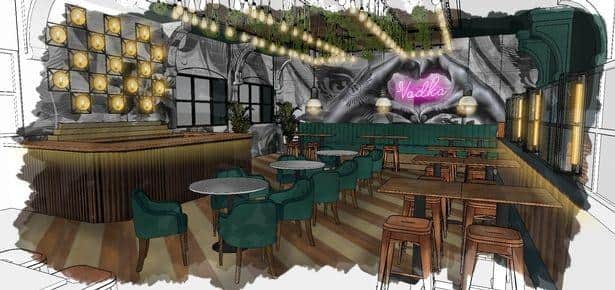 The new bar on Fishergate will have modern interior features. Pic credit: Revolution