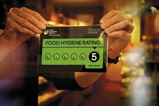Businesses in England do not have to display their hygiene rating, but are encouraged to do so.