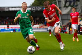 Morecambe midfielder JJ McKiernan Picture: Jack Taylor