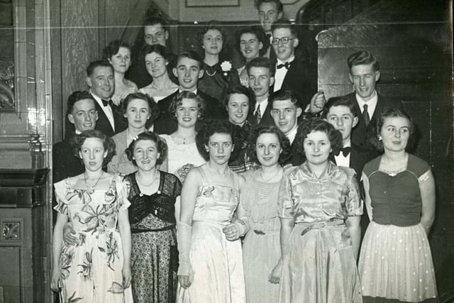 This picture was sent in by David Simpson from Fulwood, Preston it shows a Dance in Preston around 1950 include Brian Robinson, John Wreford, Michael Higginson and Joyce Hargreaves.